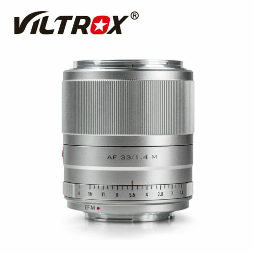 Viltrox 33mm F1.4 STM Auto Focus APS-C Lens For Canon EOS M M1 M2 M3 M5 M6 M50 - Picture 1 of 10