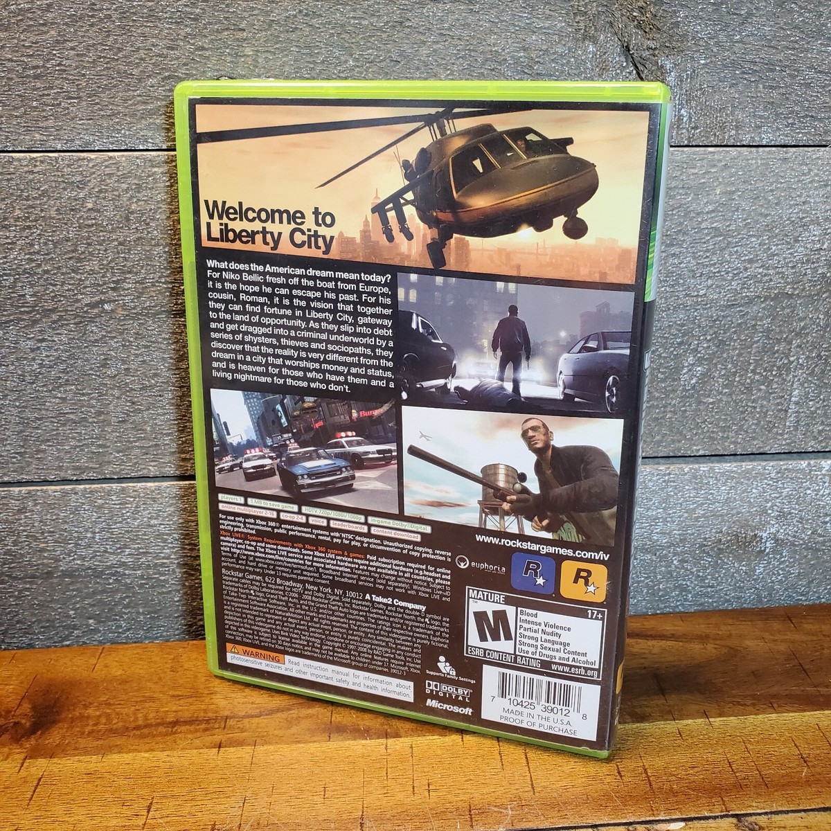 Grand Theft Auto IV 4 Xbox 360 + Map - Complete CIB 710425390128| eBay