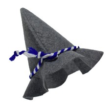 Adult Oktoberfest Grey Peasant Hillbilly Hobo Scarecrow Hat