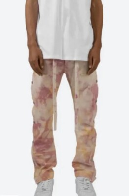 MNML Pink TieDye Western Faux Snap Pants Size 32 | eBay