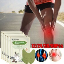 120-12X Knee Relief Patches Sticker Joint Pain Wormwood Ache Plaster Pad Health