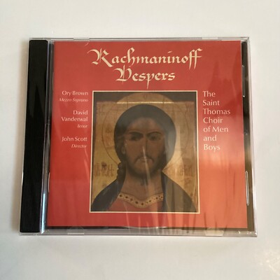 Rachmaninoff Vespers The Saint Thomas Choir of Men & Boys CD