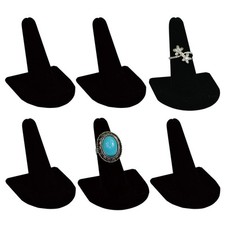 Neuxi Single Finger Ring Jewelry Accessory Display Sold as 6 Pcs