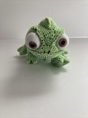Disney Rapunzel Pascal Green Chameleon Tangled Stuffed Animal Plush Toy 8 inches