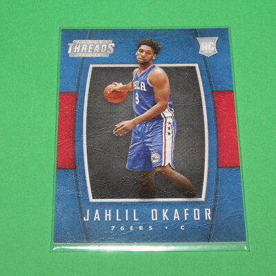 2015-16 Panini Threads Leather Rookies Jahlil Okafor #210 Rookie RC