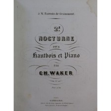 Waker Ch. Nocturne No 2 Piano Oboe ca1830
