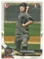 Jackson Goddard Arizona Diamondbacks 2018 1st Bowman Draft 
