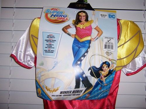 Rubie's DC Super Hero Girls WONDER WOMAN Child Size Large Costume 620743 - Picture 2 of 9