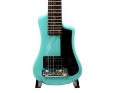 Hofner Shorty Electric Travel Guitar W/gig Bag - Surf Green - Used