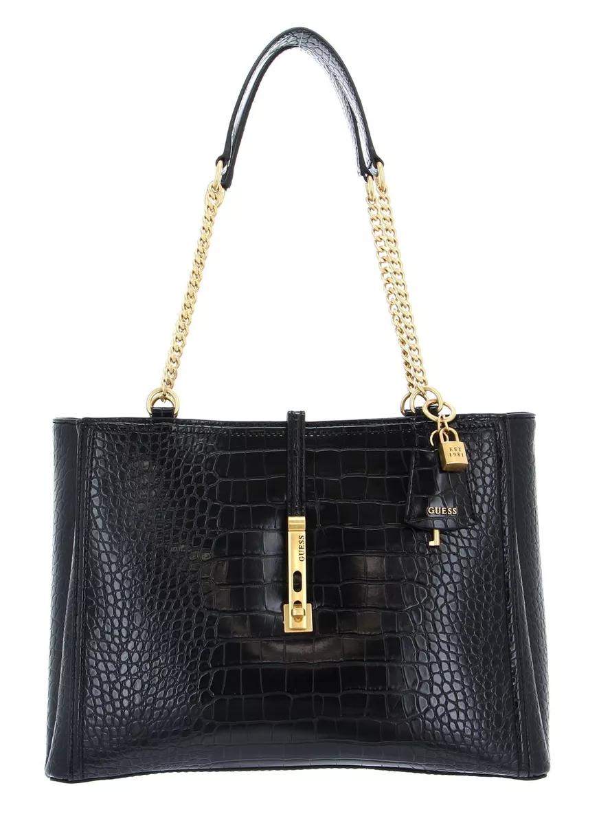 Bolsos negros best sale guess