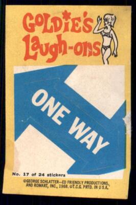 1968 Topps Rowan & Martin's Laugh-In #17 One Way
