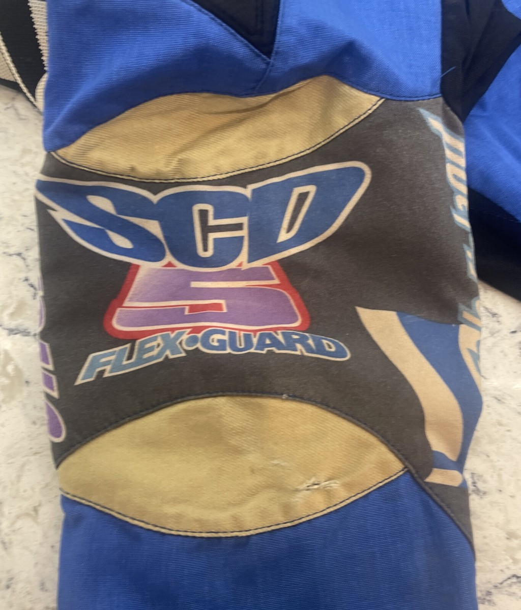 Vintage Multicolor Sinisalo Motocross Supercross Pants