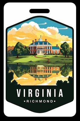 Richmond Virginia - US State Capital - Luggage/Bag Tag - FREE Personalization