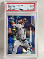 2020 TOPPS CHROME ANTHONY KAY PRISM REFRACTOR RC ROOKIE PSA 9
