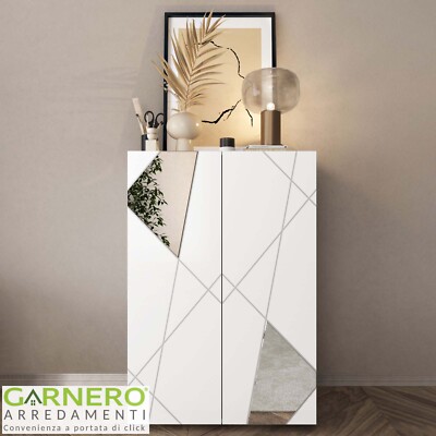 Scarpiera salvaspazio 85x45x35 con seduta bianca SCAT5