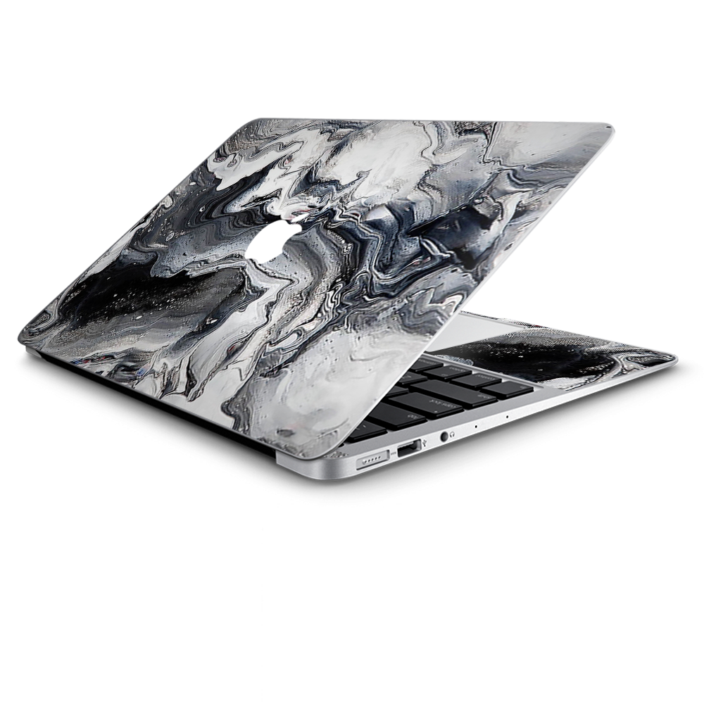 Skin Wrap für Macbook Air 11 Zoll Wolf Dreamcatcher Rücken weiß