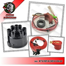 Jaguar XJ6 S1 e S2 45D6 braccio rotore tappo di accensione elettronica 8 mm rosso piombi ht