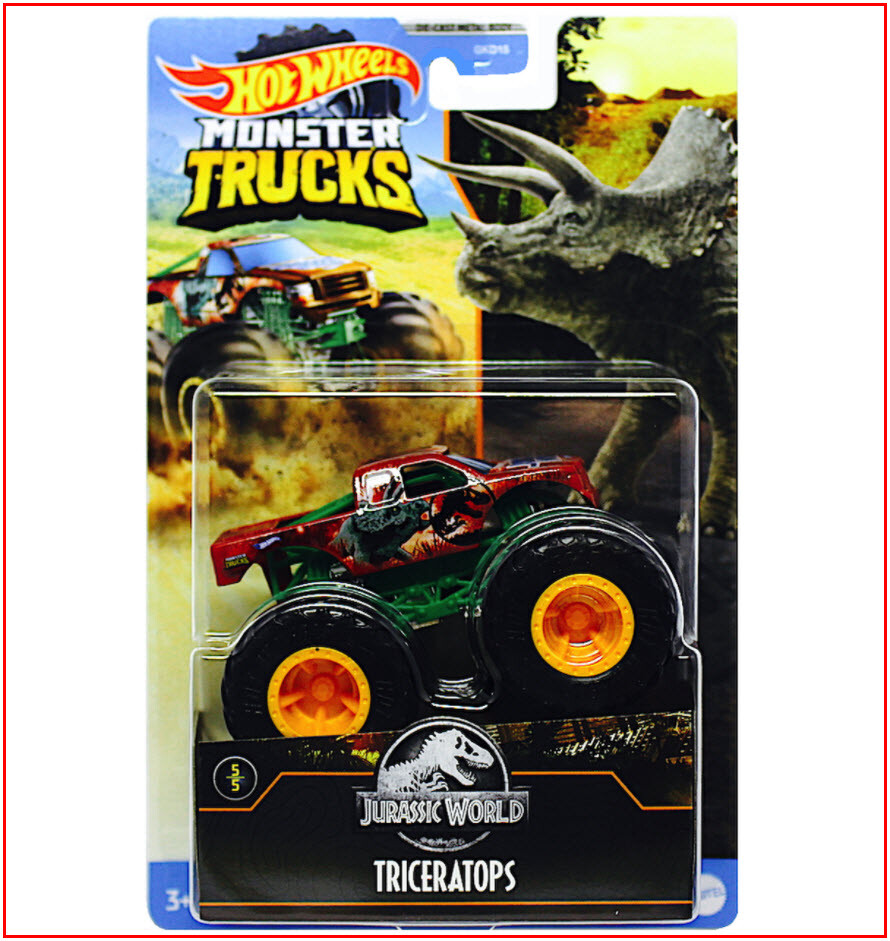 Hot Wheels Monster Trucks JURASSIC WORLD Dinosaur Truck