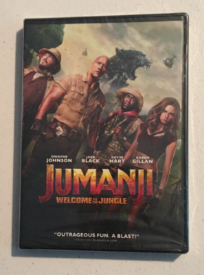 Jumanji: Welcome to the Jungle (DVD, 2017) NEW SEALED