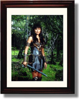 Unframed Lucy Lawless Autograph Promo Print - Xena