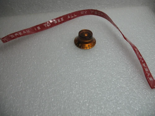 GIBSON GENUINE O.E.M. 2000s KNOB, ALLEN COLLINS EXPLORER + ORIG LABEL ALLEN MADE