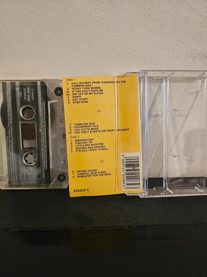 THE ROLLING STONES Love You Live 1977/1986 CASSETTE TAPE 2 RECORD SET ON 1 ROCK - Image 3 of 4