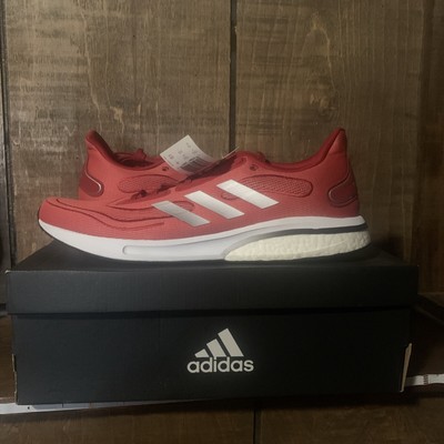 Adidas Supernova Mens Running Shoes Boost, Red, Size 9.5