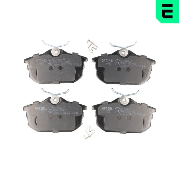Bremsbelagsatz Scheibenbremse Optimal BP-10093 FüR 644 Volvo Smart V40 S40 645 1-image