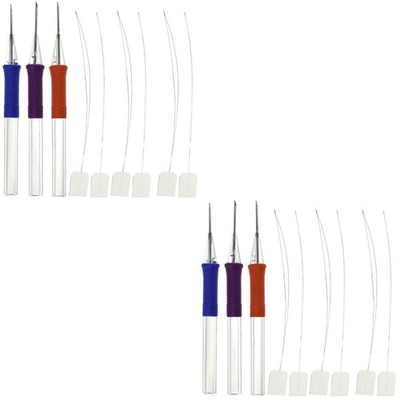 2 Sätze von 9 stücke DIY stickerei stift punch nadel stift fälsch nadel stift