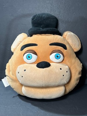 NECA FNAF Freddy Fazbear Head Throw Pillow 12'' Five Nights At Freddy s RARE P03