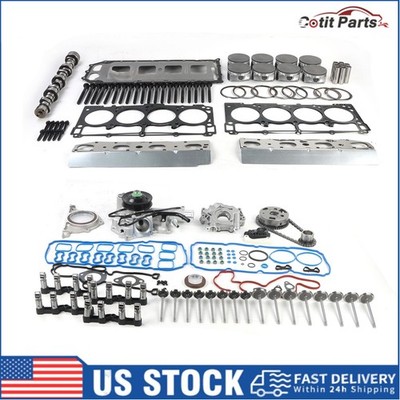 MDS Camshaft Water & Oil Pump Kit Pistons For Chrysler Dodge 5.7L HEMI 2009-2015