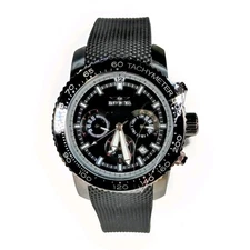 Invicta Specialty Chrono 17776 Men's Watch Black Dial/ Rubber Strap 100M NOS
