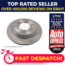 2x Brake Discs Pair Solid fits KIA SELTOS 1.6 Rear 2019 on G4FG 262mm Set New