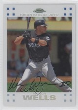 2007 Topps Chrome White Refractor 348/660 Vernon Wells #209 0b5