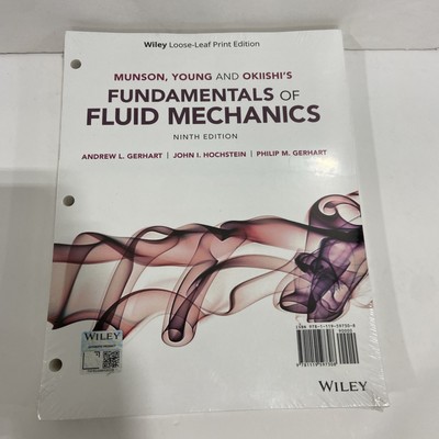 FUNDAMENTALS OF FLUID MECHANICS 9th Edition Loose-Leaf : Brand New!  