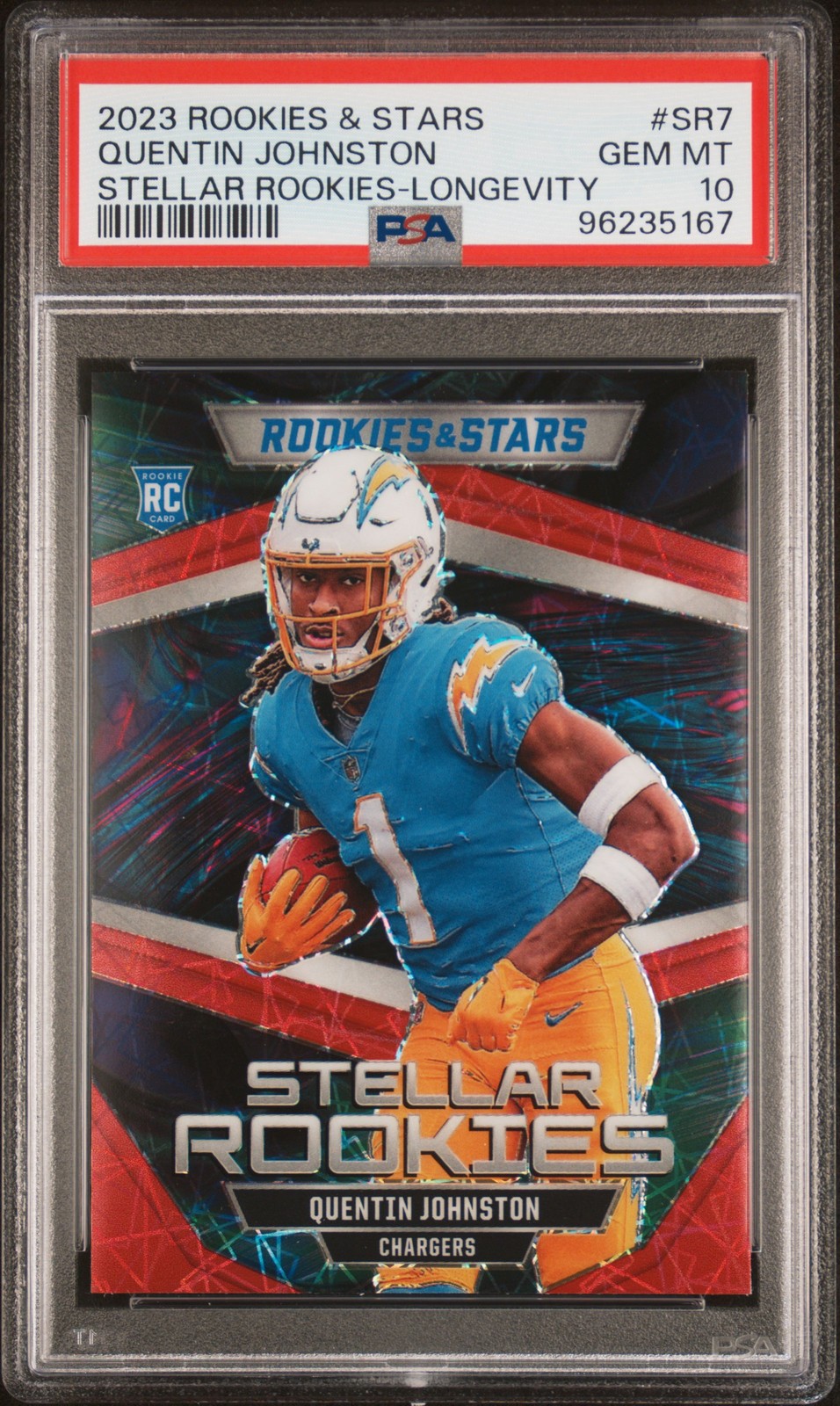 Quentin Johnston Panini Rookies & Stars Stellar Rookies #SR7 Longevity