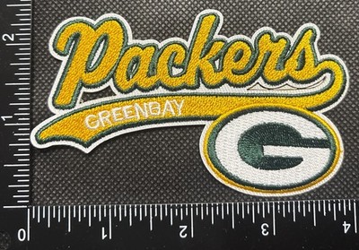 GREEN BAY PACKERS NFL FOOTBALL IRON ON EMBROIDERED PATCH SEE PHOTOS