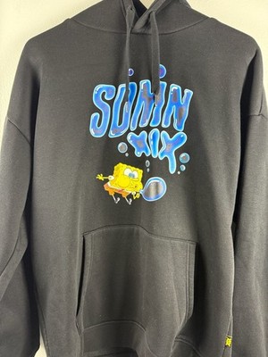 SDMN x SpongeBob XIX Bubble Blowing Black Hoodie