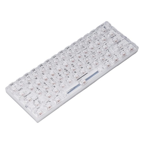 61 Keys Transparent Mechanical Keyboard Clear Keycap Wired Gaming Keyboard 19 FY - Bild 22 von 22