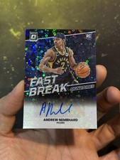 2022-23 Donruss Andrew Nembhard Rookie Fast Break Signatures Black 1/1 RC