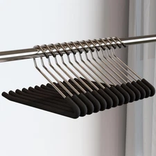 10 Pack Open Ended Pants Jeans Hangers Non-Slip Stainless Steel Trousers Hangers