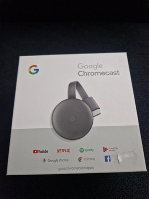 Google Chromecast (3rd Generation) HDMI Streaming Stick - Schwarz (GA00439-DE)