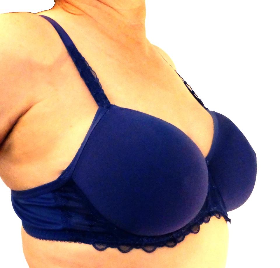 FANTASIE ECLIPSE BLUE CUPS MULTI-WAY UNDERWIRE BRA 38D NWT - Image 2 of 4