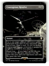 Courageous Resolve (Borderless) Commander: The Lord of the Rings 506 NM