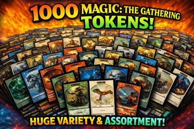 1000 MAGIC THE GATHERING MTG CARDS BULK LOT ALL TOKENS 1000 MAGIC THE GATHERING MTG CARDS BULK LOT ALL TOKENS