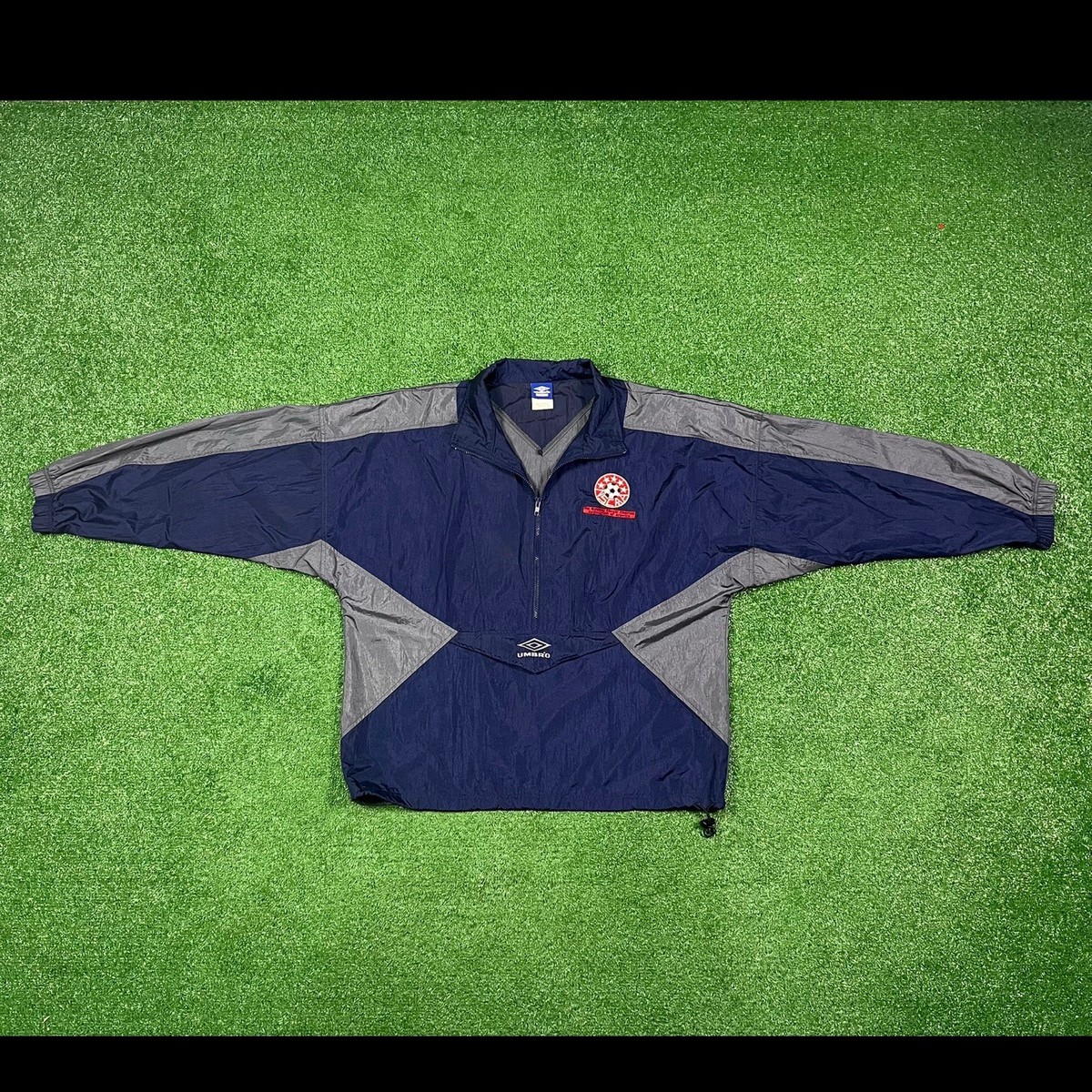 Vintage 90s Umbro NSCAA Soccer Coaches Association Windbreaker