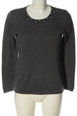 CANDA Strickpullover Damen Pullover Gr. DE 38 hellgrau Casual-Look