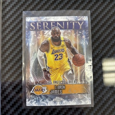 2025-26 Topps Chrome Basketball LeBron James Serenity Insert #SY-2