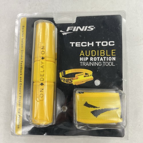 FINIS Tech-Toc Audible Rotation Trainer Swimming Aid Swim Training Belt Yellow