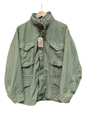 US Army 1998 Issue Olive Green 107 Vintage M65 Combat Jacket Medium Regular #342